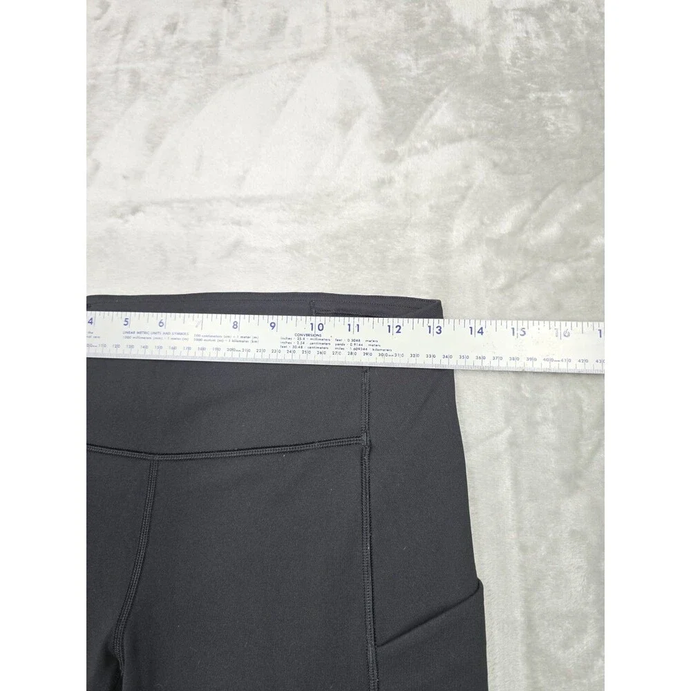 Lululemon Black Leggings Womens Size 6 Pockets Athletic Pants